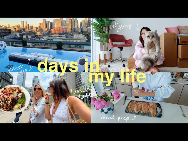 VLOG! babysitting a cat(!!), shopping with mom & influencer events ⚽️