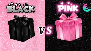 Choose your gift black or pink 🎁 | #blackpink