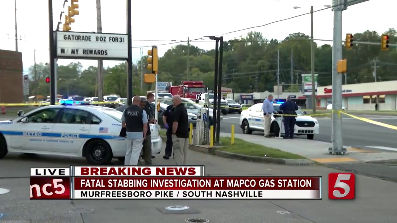 Man dies after being found stabbed near Nashville gas station - YouTube