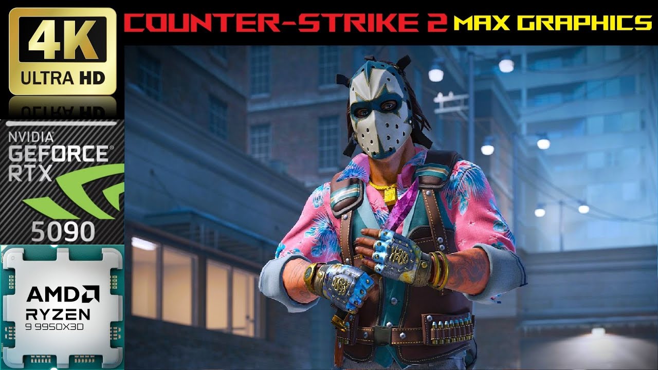 [4K] Counter Strike 2 MVP - Nvidia RTX 5090 AMD Ryzen 9950x3D 