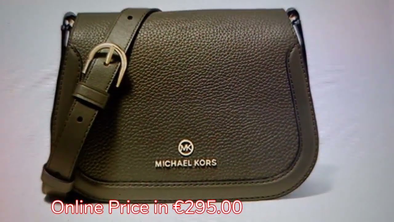 Michael Kors satchel Carolyn CROSSBODY PURSE SMALL Leather Tote Bag