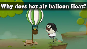 Why does hot air balloon float? | #aumsum #kids #science #education #children