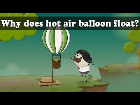 Why does hot air balloon float? | #aumsum #kids #science #education #children