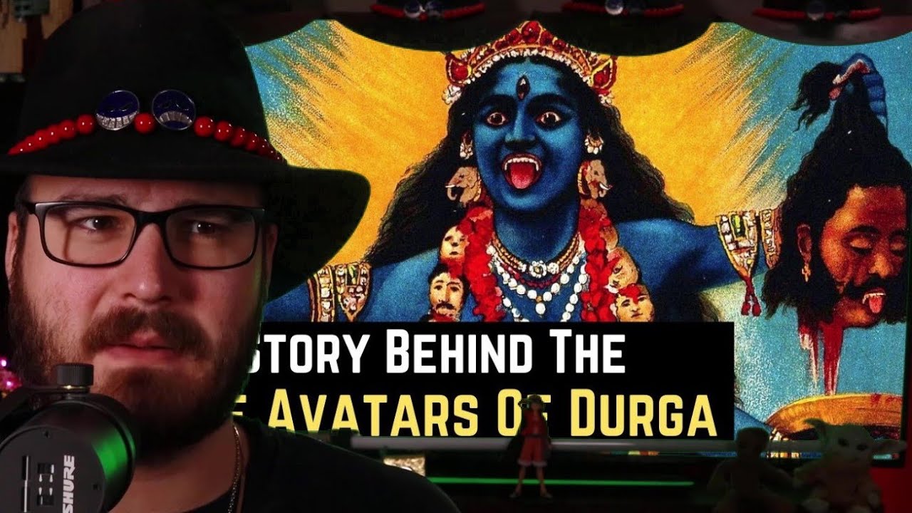 American Reacts to : Story Behind - The Nine Avatars Of Goddess Durga (YouTube)
