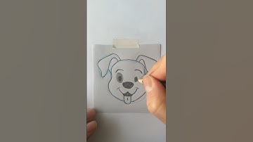 How to draw Patch from 101 Dalmatians (cute & easy) #shorts