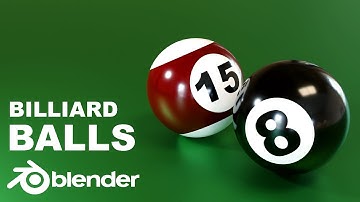 3D Modeling of Billiard Balls in Blender | How i made