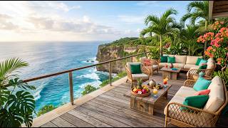 Café matutino suave con jazz costero 🌊 Música jazz relajante con olas del océano para aliviar screenshot 5