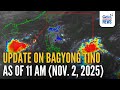Latest Update on Typhoon Tino PH as of November 2, 2025 🌧️