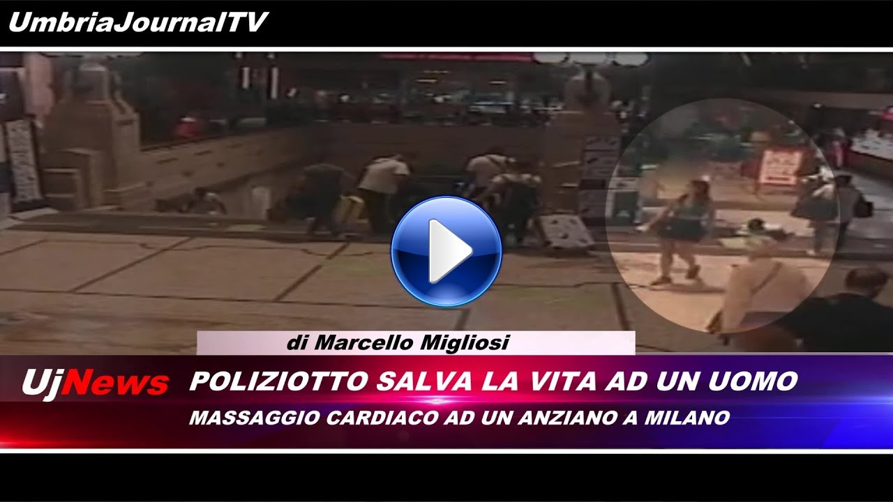 Poliziotto salva la vita ad un anziano nella stazione di Milan, il ...