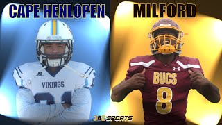 Cape Henlopen visits Milford Football LIVE from Milford