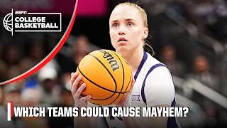MAYHEM! CHAOS! 😱 Which teams could cause it in the Women's NCAA Tournament?! 👀 | Bracketology