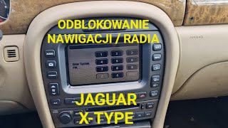 #Jaguar #X-Type #S-Type #XJ X350 #Radio #Code #Unlock odblokowanie kodu radia Enter system PIN
