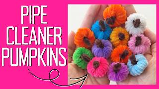 Pipe Cleaner Pumpkins