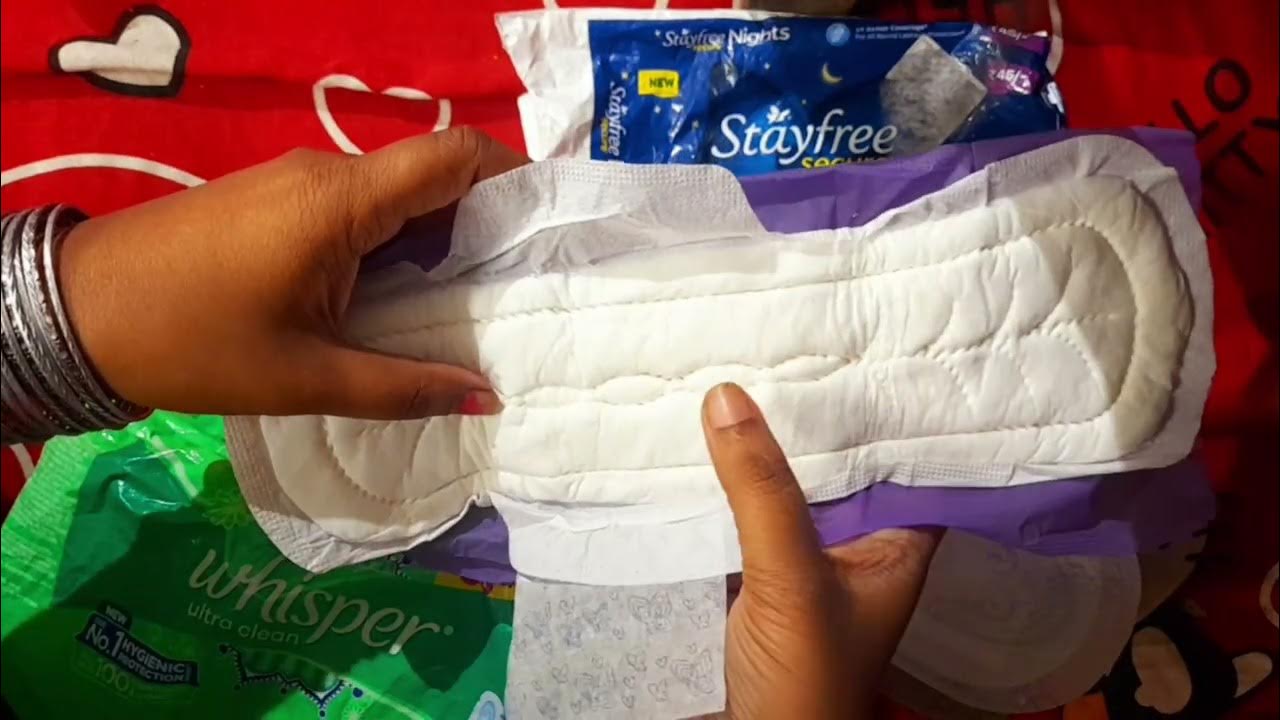 Whisper ultra clean vs stayfree nights pad compare YouTube