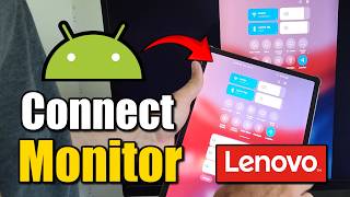 How to Connect Lenovo Tablet to Monitor or TV with USB to HDMI Cable (idea pad)