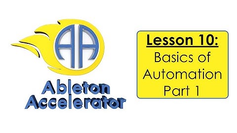 Ableton Live 9 Tutorial | Automation In Ableton (Part 1)