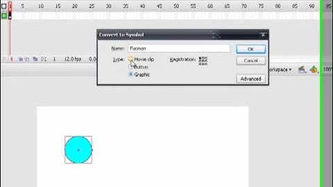 สอน Flash cs3 เรื่อง Movie Clip