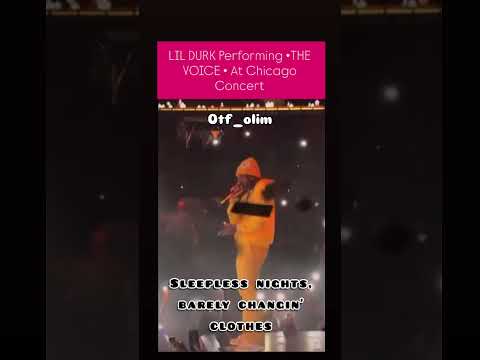 LIL DURK Performs Minutes After Meeting With JAY Z Nd LIL WAYNE In Chicago Shorts Video Trending 