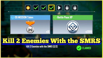 Call Of Duty Mobile Kill 2 Enemies With the SMRS Task Complete