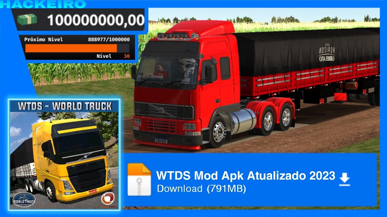 world truck driving simulator dinheiro infinito links lá no meu canal