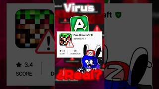¿Un VIRUS De Minecraft En APKPURE? 💀 #zkrotoz #androidapps #minecraft #minecraftpe #malware