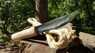 Нож ЯКУТСКИЙ ООО Атака. Уличный тест.