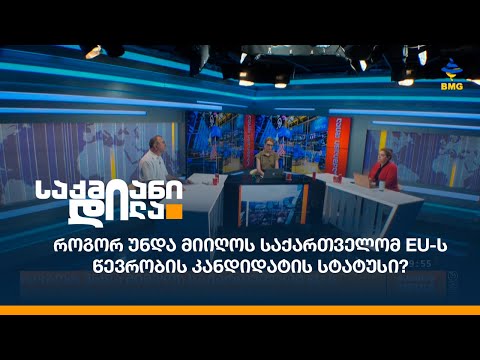 როგორ უნდა მიიღოს საქართველომ EU-ს წევრობის კანდიდატის სტატუსი?