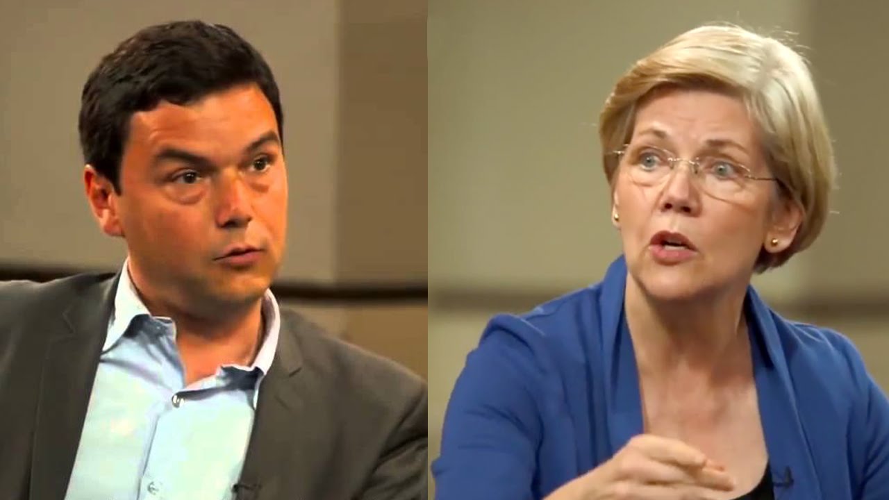Elizabeth Warren &amp; Economist Thomas Piketty discuss economic equality on HuffPost Live - YouTube