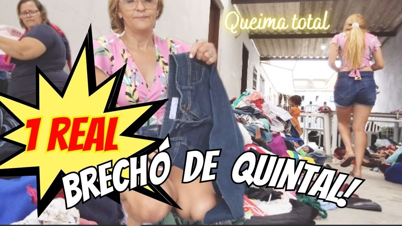 BRECHÓ DE UM REAL. MEGA BAZAR. QUEIMA TOTAL. 💰😲💥🔥💯💫