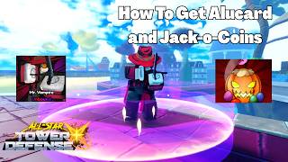 How To Get Alucard And Jack-o-Coins (Spring-a-Ween Event) All Star Tower Defense X ASTD X