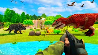 Jurassic dinasor hunter game play for android mobile (Animal game) screenshot 5