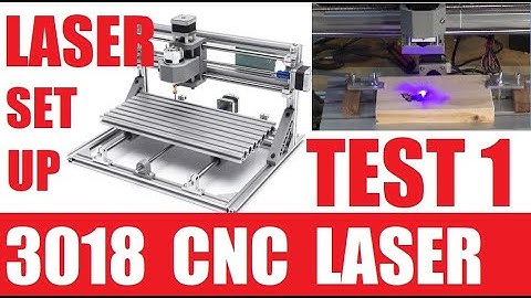 3018 CNC 5.5W LASER setup and testing