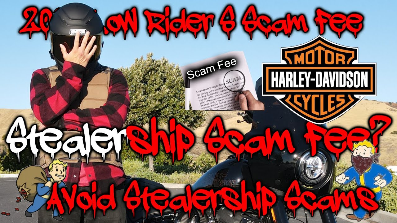Harley Davidson Dealership SCAM FEE Biggest Scam Fee At The Dealer No 