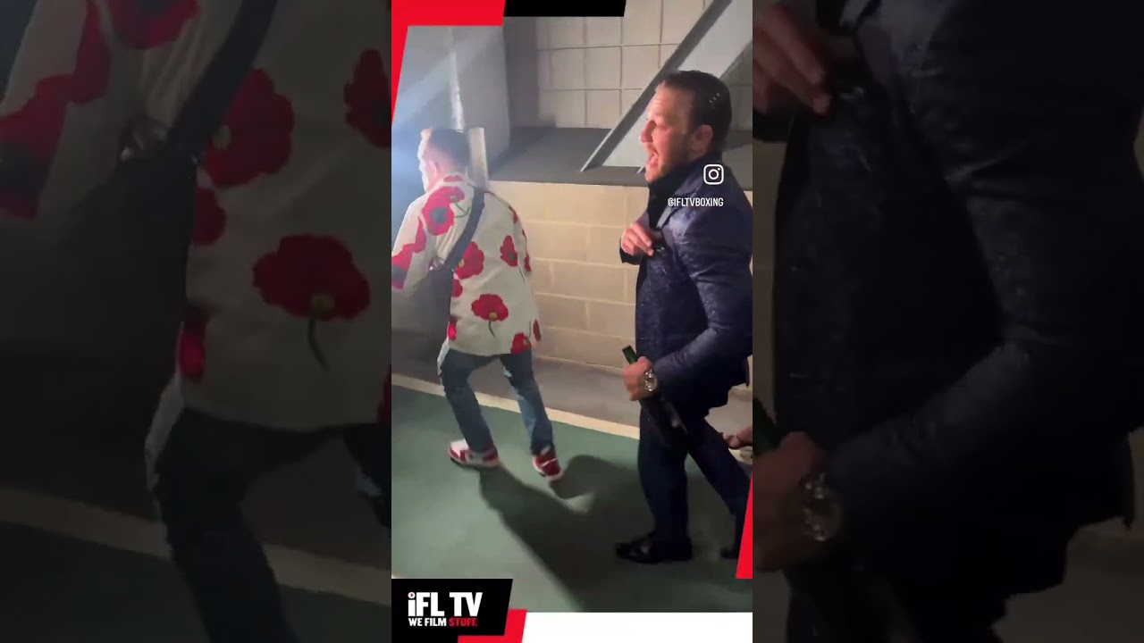 CONOR McGREGOR PULLS UP AT ANTHONY JOSHUA FIGHT ‼️