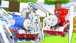 Monster Story: CURSED THOMAS Has a BAD BROTHER - Train Family Sad Story | Minecraft Animation