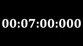CLOCK 7 minutes = 420 seconds = 420000 miliseconds, Full HD 60fps, no audio