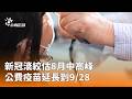 新冠疫情升溫與公費疫苗延長