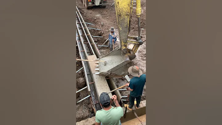 drainage ditch #engineering #technology #construction #foundation #contructions #structure