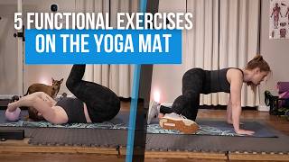 🏋️ 5 Functional Exercises You Can Do at Home (Mat Only!)