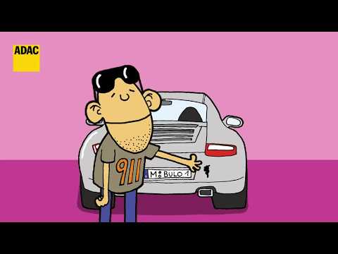 Fleck am Porsche-Heck: Cartoon von Karikaturist Bulo Peter Böhling | ADAC 2017 - Fleck am Porsche-Heck: Cartoon von Karikaturist Bulo Peter Böhling | ADAC 2017