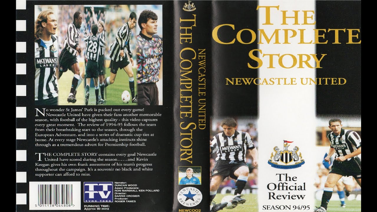 Newcastle United 1994-95 The Complete Story