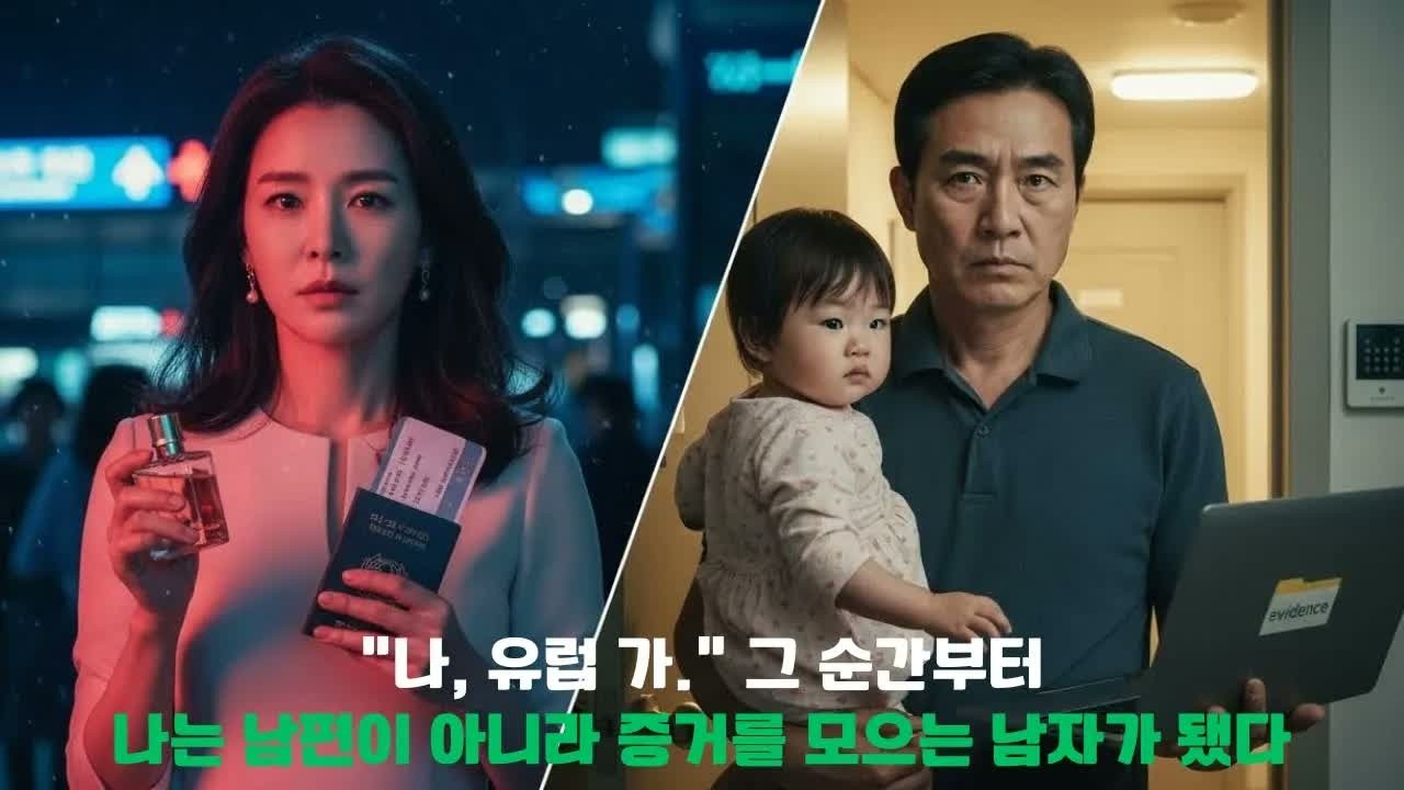 “나 좀 살게”라던 아내가 떠난 뒤, 내가 붙잡은 건 사랑이 아니라 ‘증거 폴더’였다
