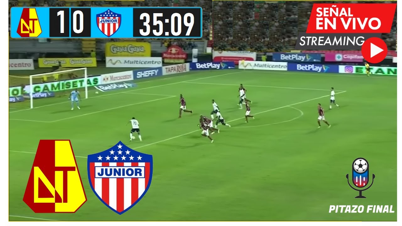 TOLIMA VS JUNIOR En Vivo Hoy 🔴 Cuadrangulares Liga Betplay 2024 Fecha 1 ...