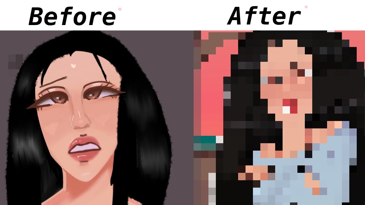 Redrawing old art #1 - YouTube