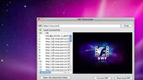 How to Convert SWF to MP4 on Mac os x?