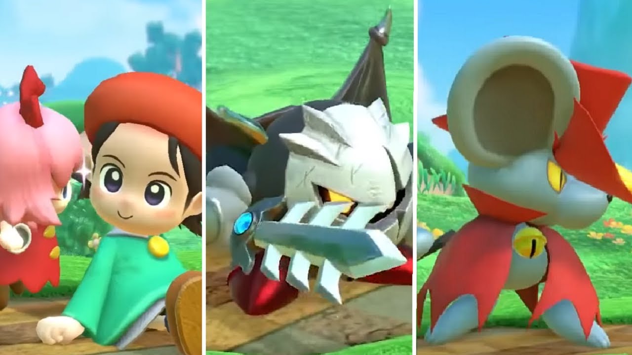 Kirby Star Allies - Adeleine & Ribbon, Dark Meta Knight & Daroach (New