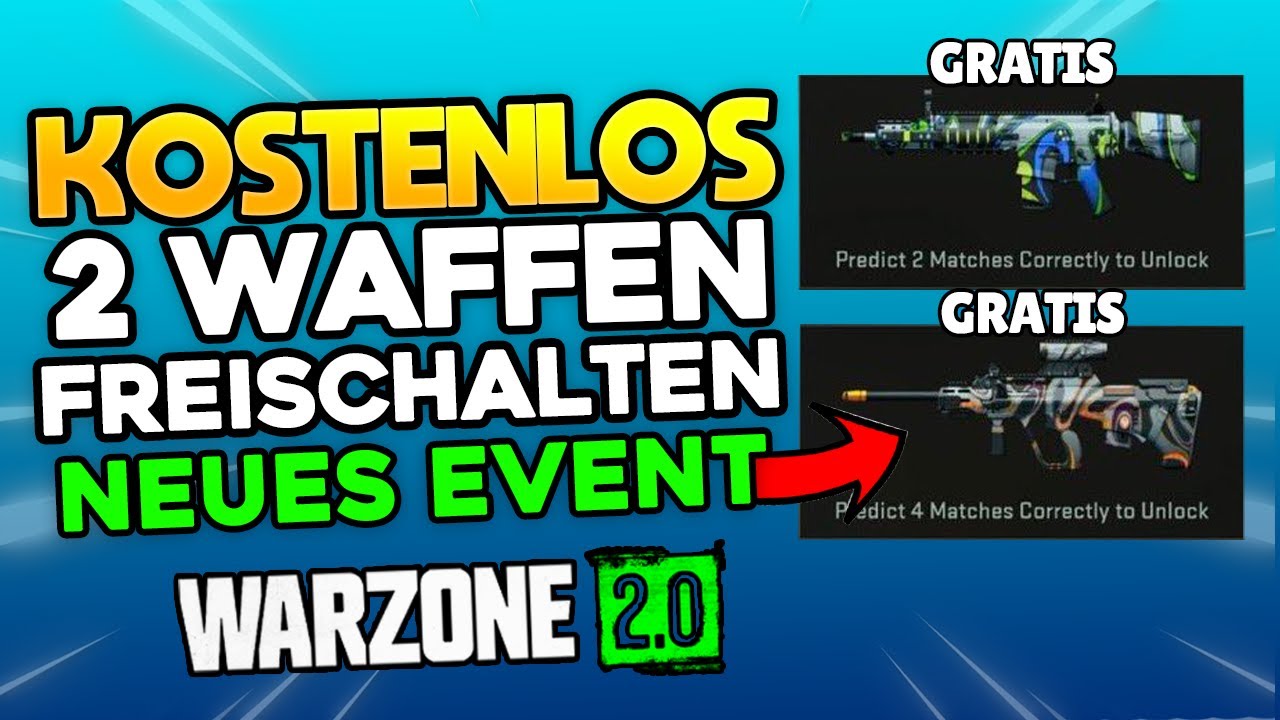 so 2 KOSTENLOSE WAFFEN in Warzone 2 bekommen! 🔥 Neues Event geht los!