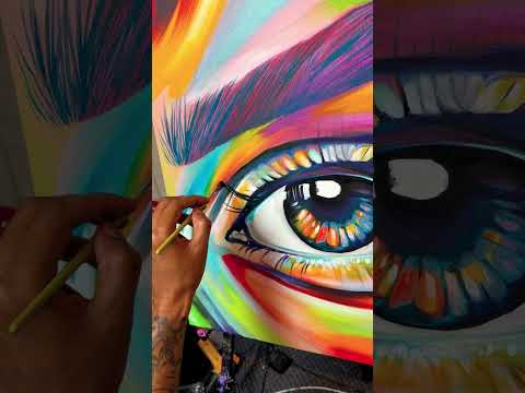 New eye painting commission!