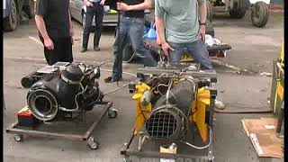 Using a BMW hand start turbine to start the Rover 1S60