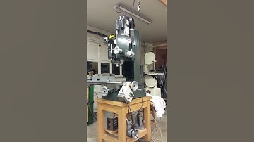 ENCO RF45 CNC Conversion - Z Rapids W/ Gas Strut Counterbalance